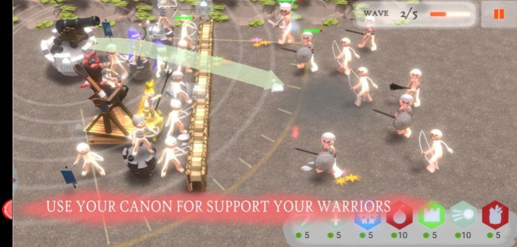 火柴人防御之塔防战场3D游戏手机版图片1