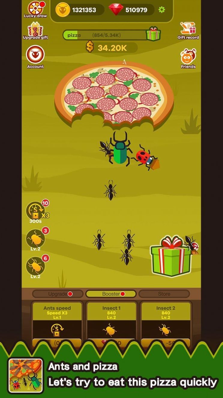 蚂蚁和披萨游戏官方版图片1