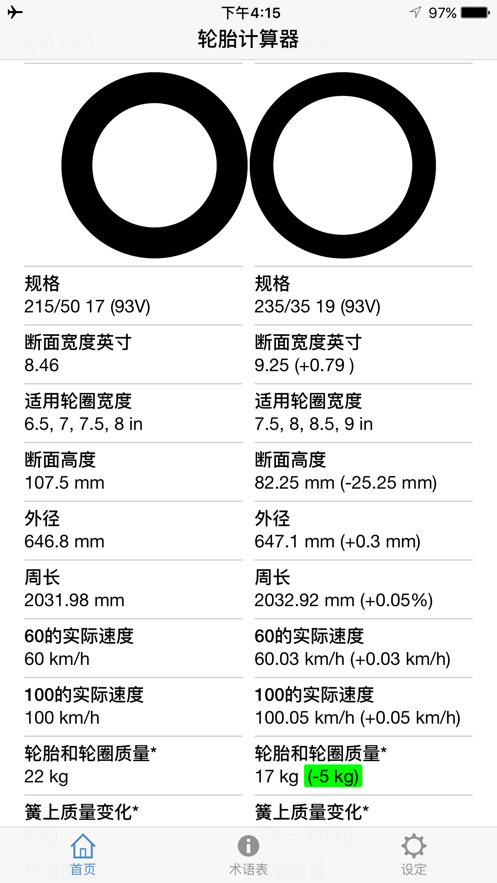 轮胎计算器app下载手机版