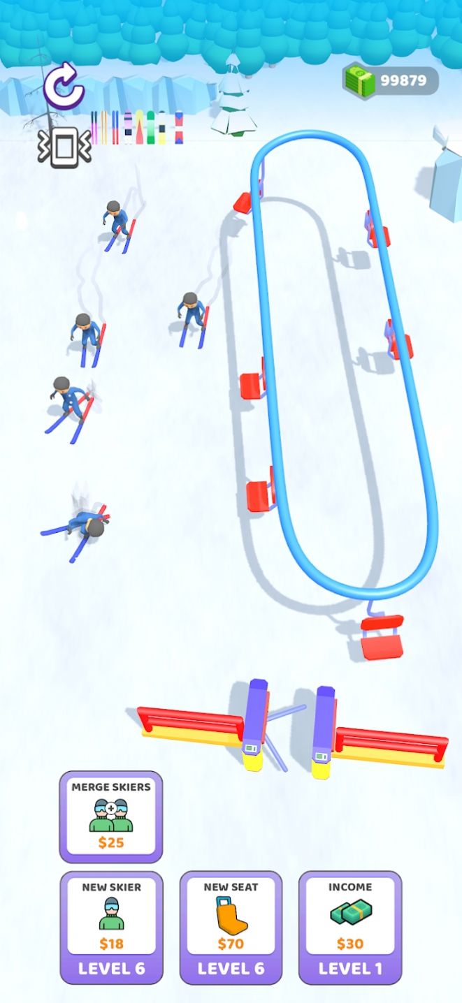 滑雪缆车点击器游戏手机版  v1.0.0图2