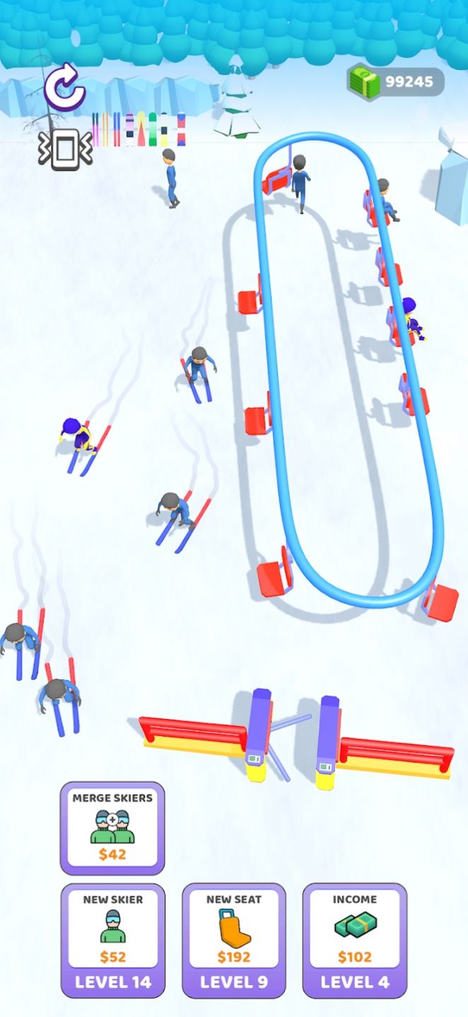 滑雪缆车点击器游戏手机版  v1.0.0图1