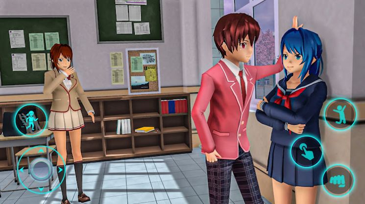 动漫高中约会模拟器游戏安卓版  v1.1图4