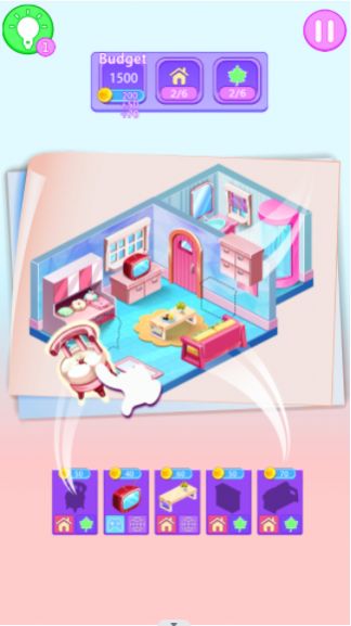 公主娃娃屋装饰大改造游戏最新手机版  v8.0.1图3