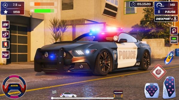 警车追逐停车游戏官方安卓版  v1.0图1