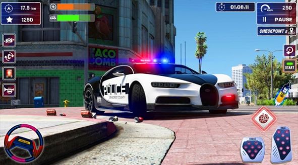 警车追逐停车游戏官方安卓版  v1.0图2