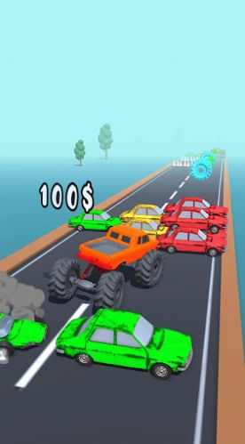怪兽车轮3D游戏官方版  v1.0图1
