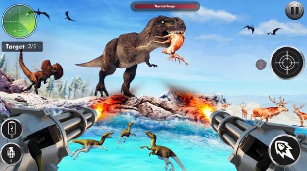 野生恐龙狩猎3D游戏最新安卓版  v1.0.42图1
