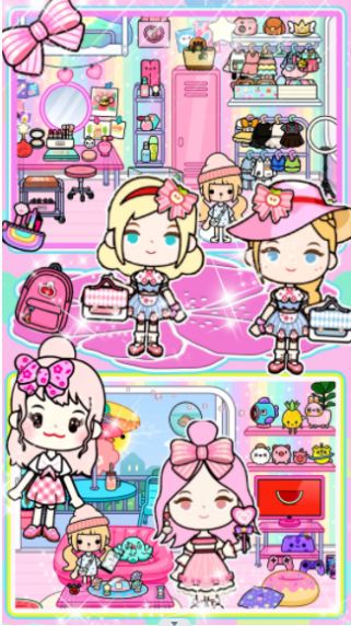 米加世界粉色公寓游戏官方正式版  v1.0图1