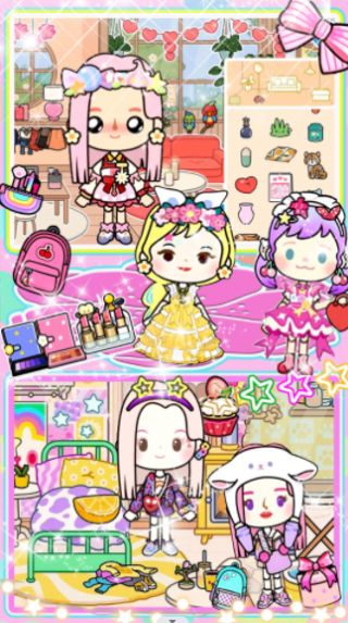 米加世界粉色公寓游戏官方正式版  v1.0图5