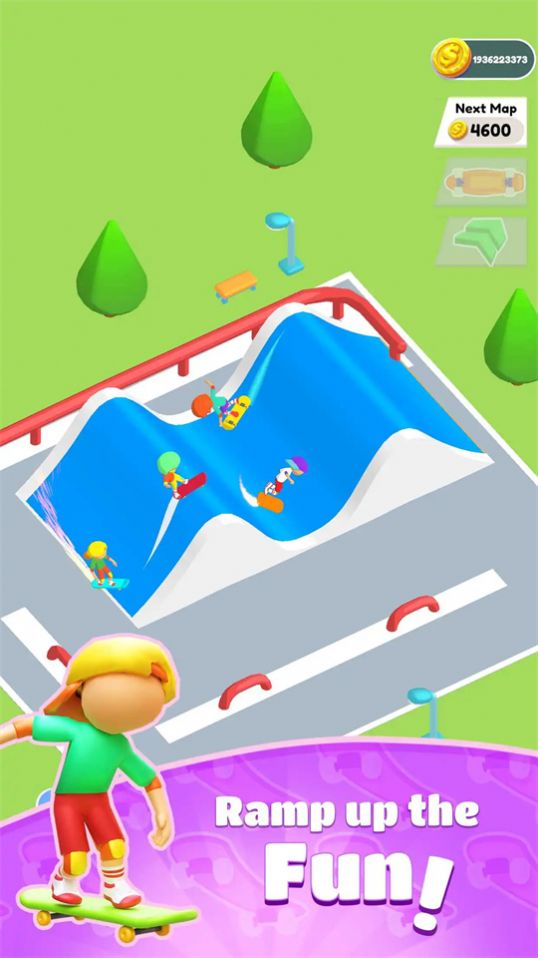 休闲滑板公园游戏安卓版  v1.0.7图4