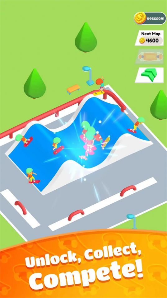 休闲滑板公园游戏安卓版  v1.0.7图1