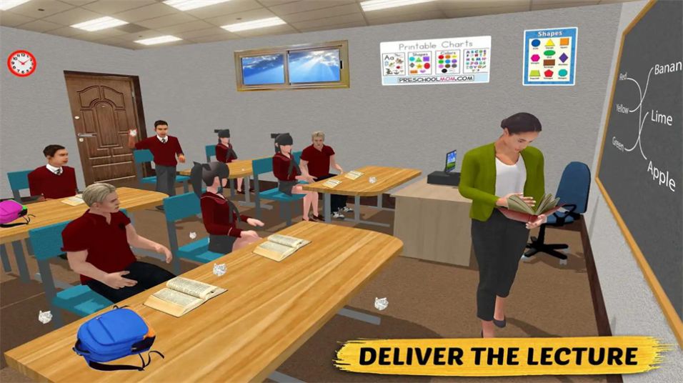 虚拟高中教师模拟器游戏官方版  v1.10图1