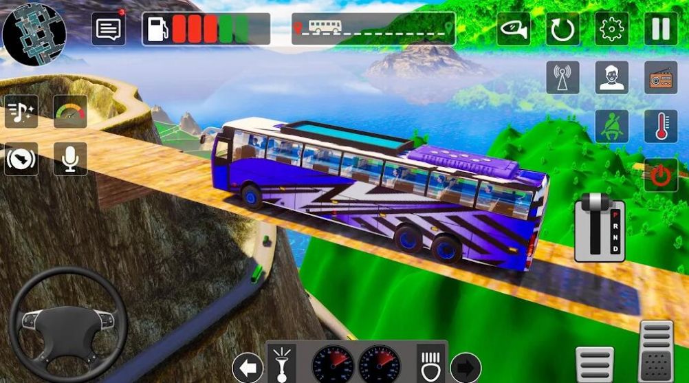 巴士模拟器危险之路游戏安卓版  v5图1
