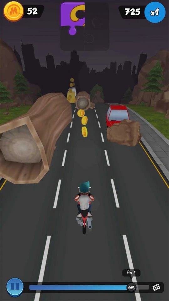 无尽的摩托车驾驶游戏官方版  v1.0.3图1