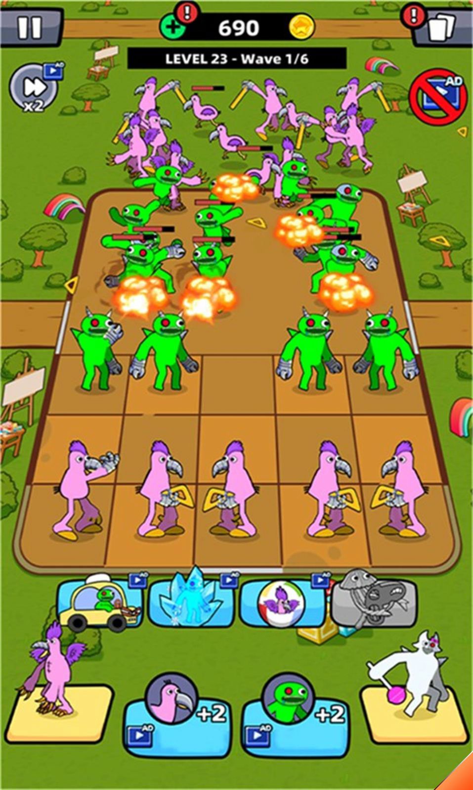 怪兽合并班班花园游戏安卓手机版  v1.3图4