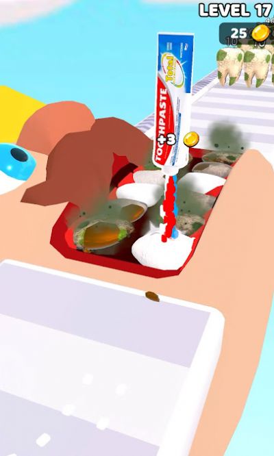 牙膏冲刺跑游戏官方版  v1.0图1
