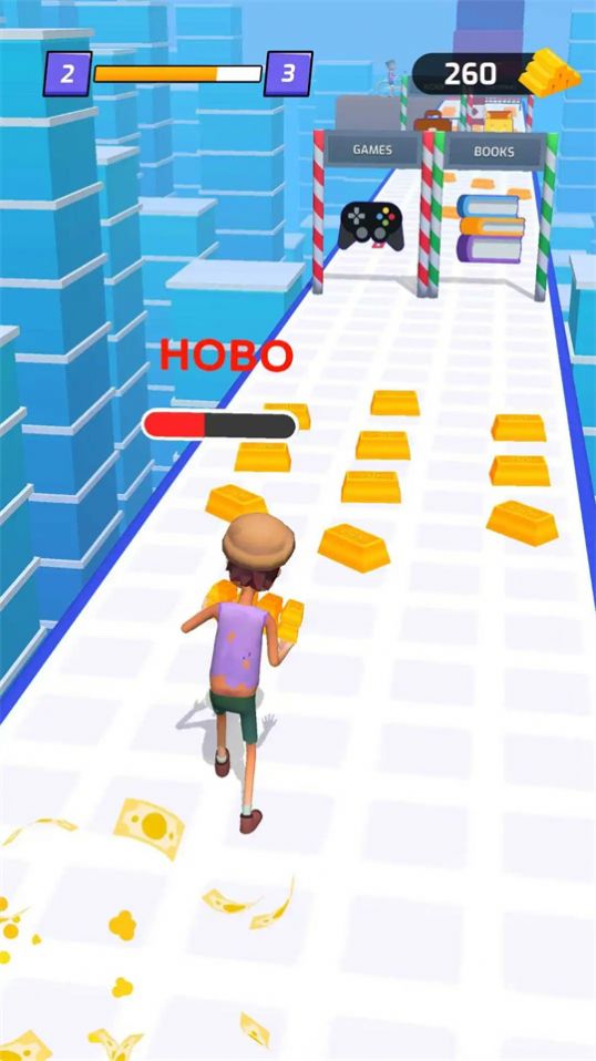金钱奔跑3D游戏官方版  v0.2图2