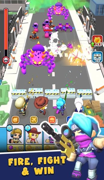 英雄战争闲置防御游戏官方正版  v1.0图2