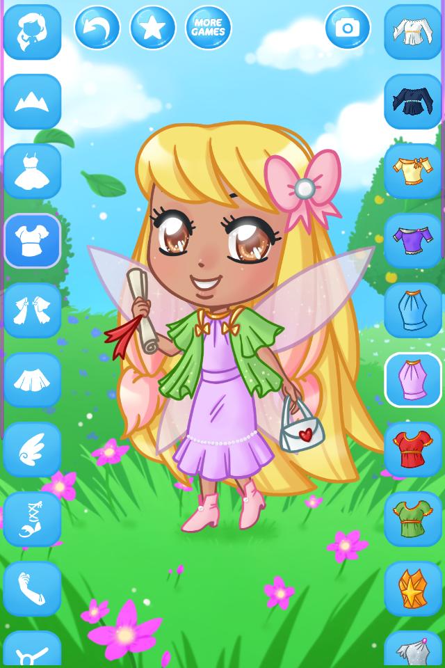 卡通女孩着装游戏安卓官方版（Chibi Angel）  v1.2图1