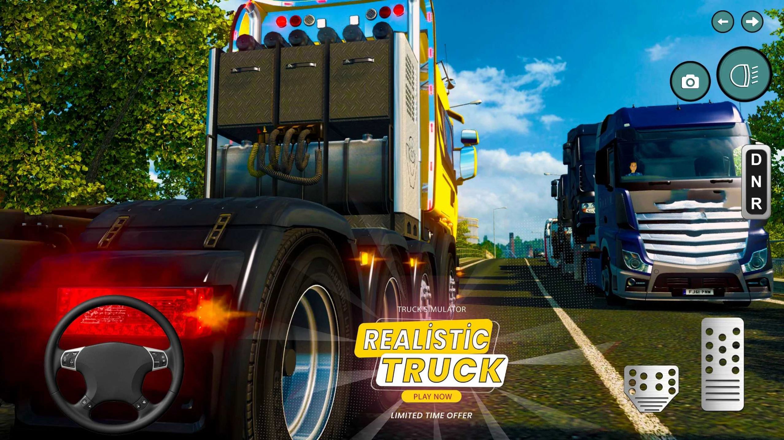 重型货运卡车司机游戏安卓版  v999图2