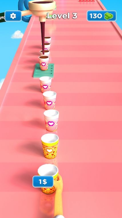 咖啡堆栈跑3D游戏官方版  v1.0图1