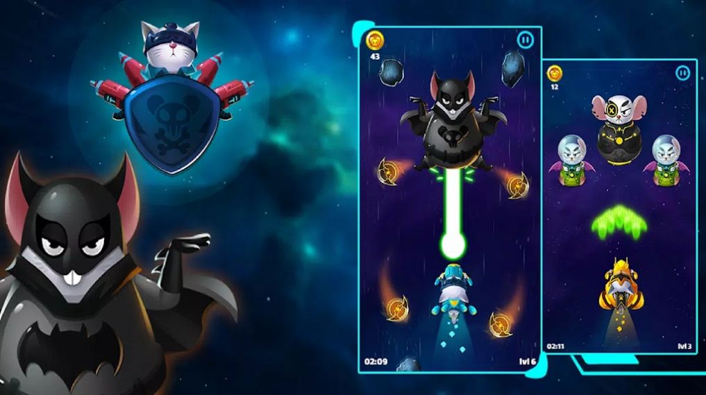 猫猫太空射击小游戏最新版  v1.0图3