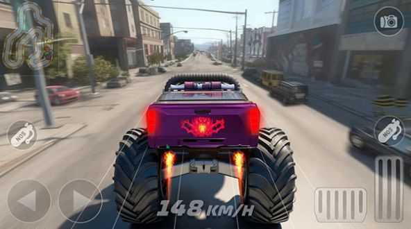 怪物卡车特技挑战游戏最新版  v1.0图1