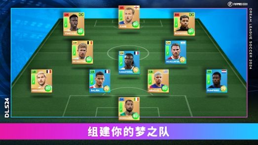 梦幻联盟足球2024Dream League Soccer 2024游戏汉化最新版  v11.000图2