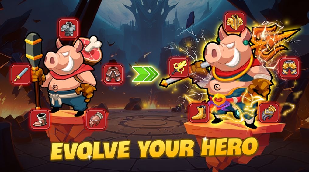 超级人类战争放置RPG游戏中文最新版  v1.0.12.1图2