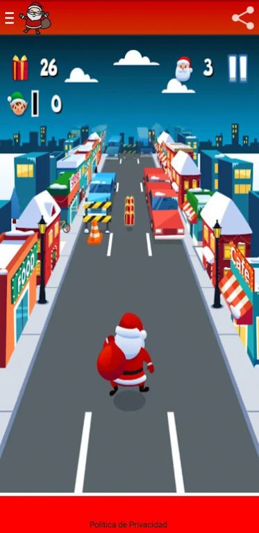 圣诞老人城市奔跑游戏官方最新版  v1.0图3