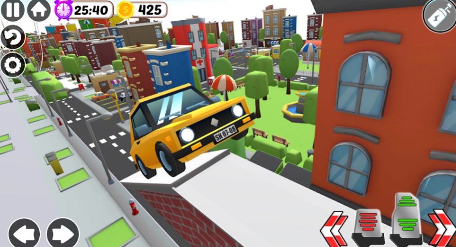 卡通汽车特技驾驶狂飙游戏官方最新版  v1.0图1