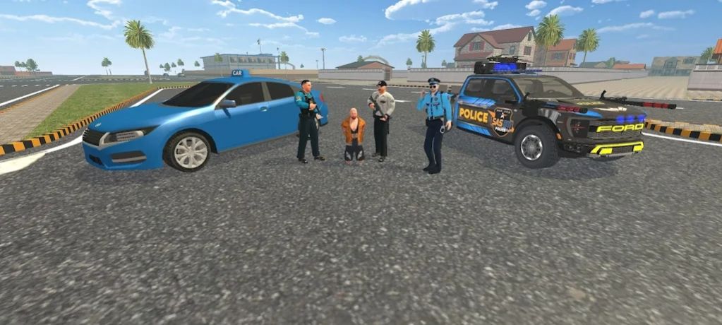 警察追击赛车驾驶游戏中文手机版  v1.0图2
