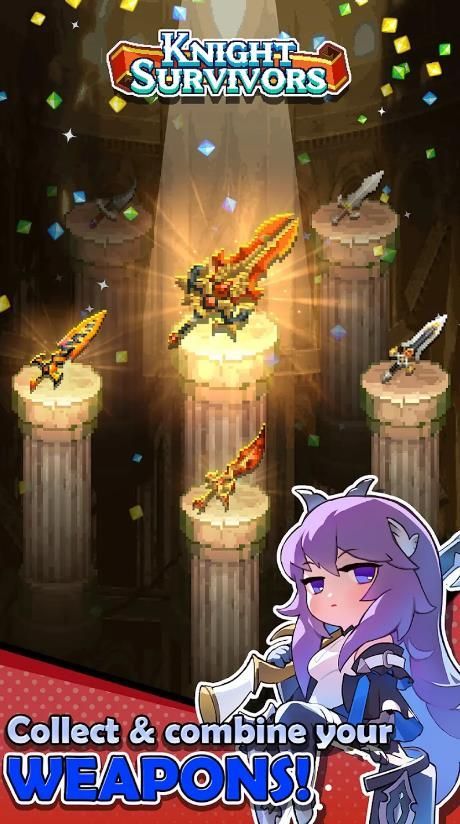 骑士之星游戏汉化手机版（Knight Survivors）  v1.0.27图1