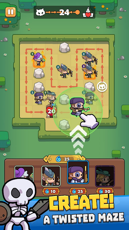 HeroesTD Maze mod apk latest version图片2