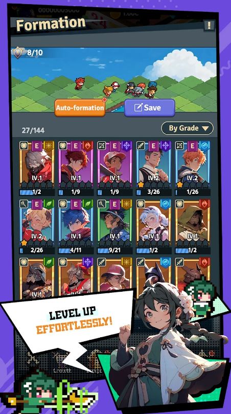 rumble squad idle rpg mod apk free shopping  v1.0.27图2