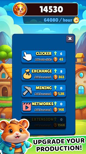 Hamster Clicker Combat Tycoon mod apk unlimited money  v1.3.11图1