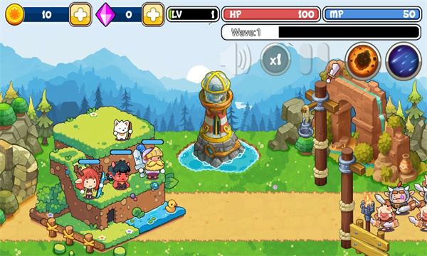 城堡防御迎战浪潮游戏中文最新版（castle defense fight waves）  1.0.3图3