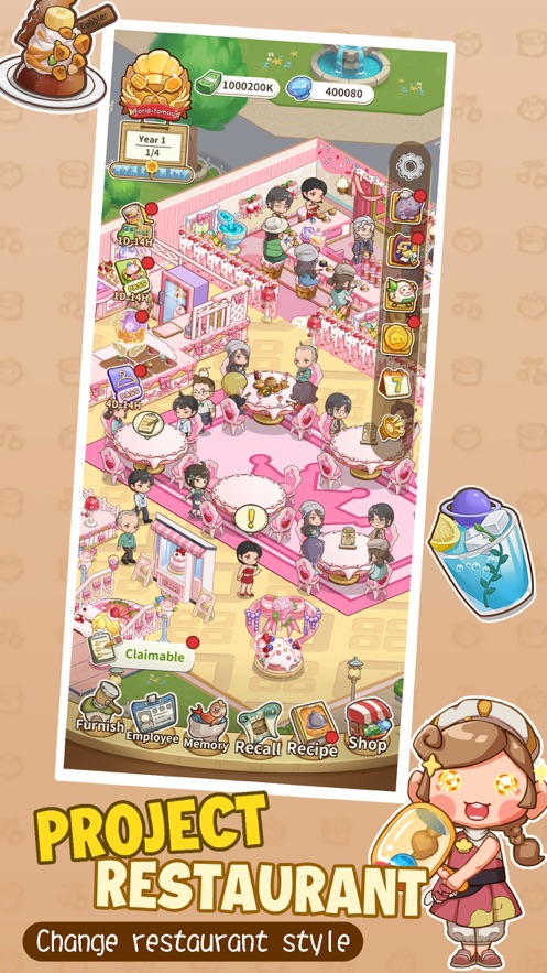 My Private Kitchen Dream mod apk 1.2.4 unlimited money and gems  1.2.4图2