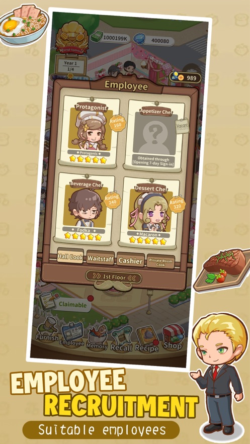My Private Kitchen Dream mod apk 1.2.4 unlimited money and gems  1.2.4图1