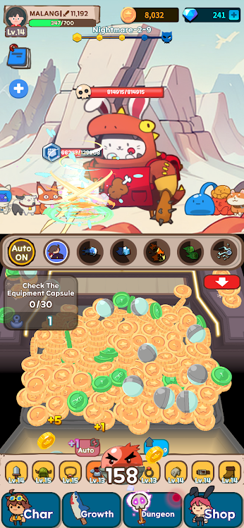 Push Hero Idle RPG Unlimited gold图片3