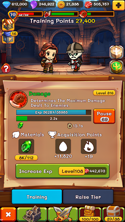 IDLE Skull Hero Unlimited gold for android  v1.0.0图1