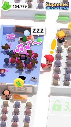 Supreme Idle School Tycoon Mod Apk Unlimited Money  v1.100.14图1