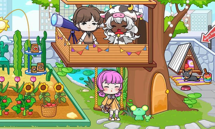 百合世界创造故事游戏最新版（Lily World）  v0.1.0图1
