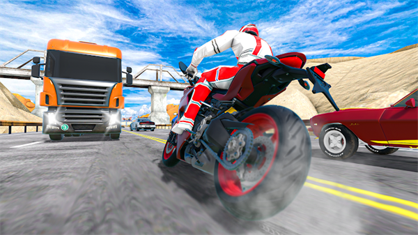 Highway Moto Bike Racing 2024 mod apk  V1.0图3
