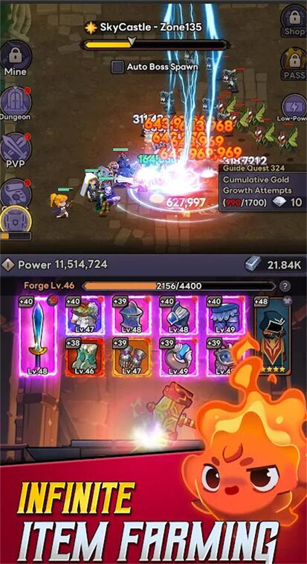 self service knight idle mod apk for android  v1.0.29图3