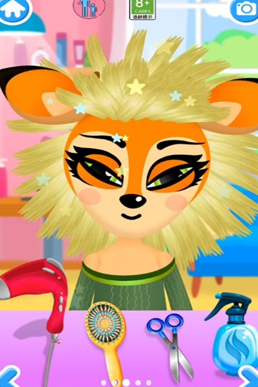 宝宝创意理发屋软件游戏安卓版  v1.1.0图1