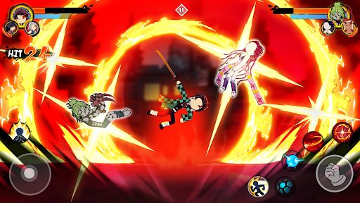 Stick Demon Shadow Fight Mod Apk Unlimited Money and Gems  v1.3图2
