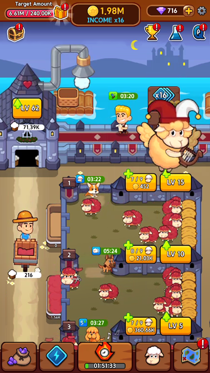 Sheep Farm  Idle Game Unlimited gold download  v1.0.19图3