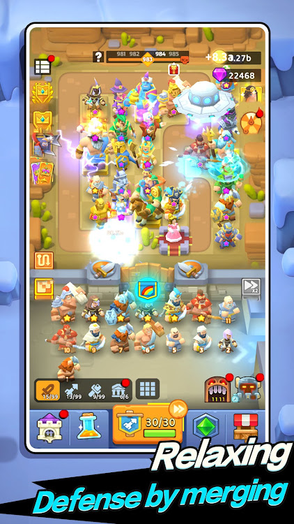 Royal Go Merge TD game for android图片2
