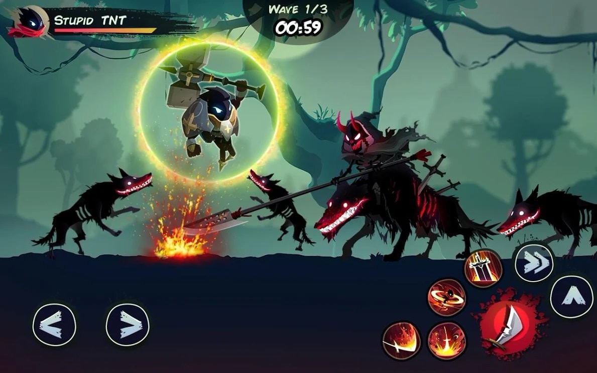 暗影火柴人侠客游戏安卓版  v1.64图1